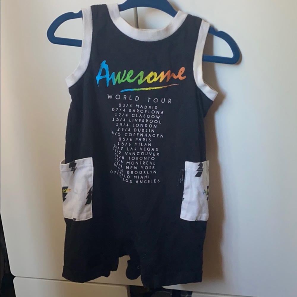 Black short jumpsuit